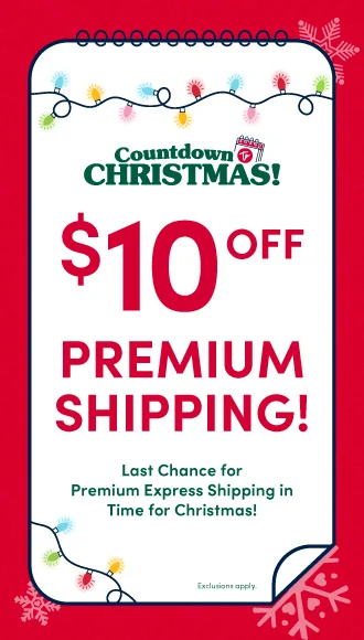 $10 OFF Premium Express Shipping