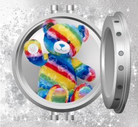 Colorful Peace Bear in Vault