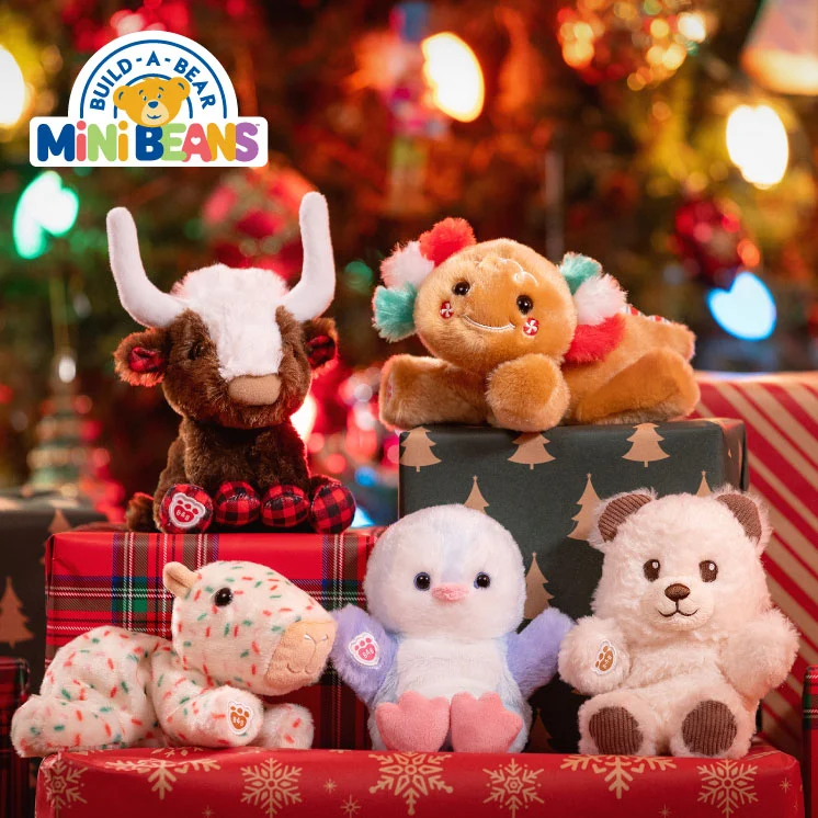 Holiday Build A Bear Mini Bean