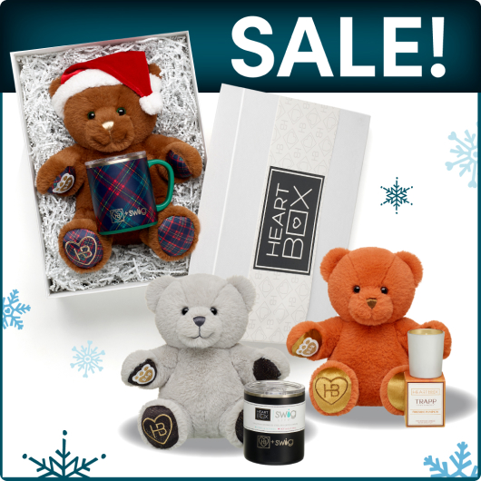 Save on festive bears paired with cute stocking stuffers!