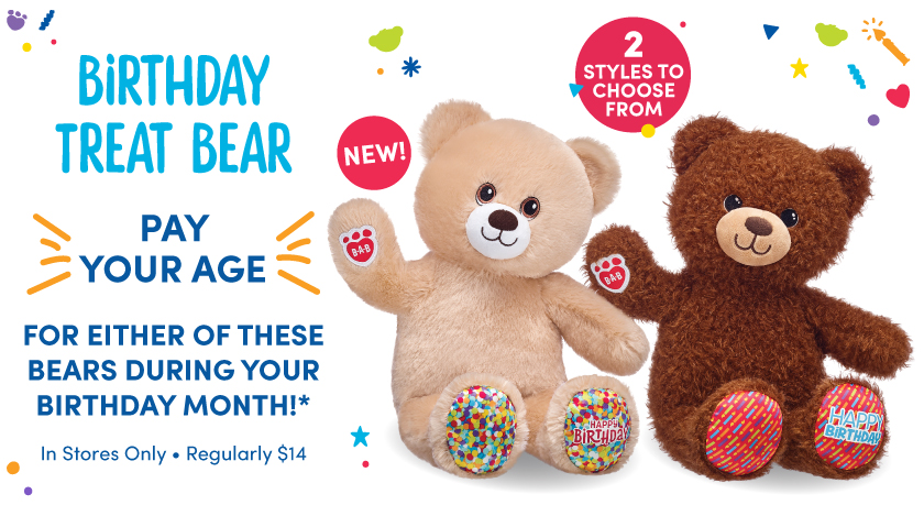 build a bear happy birthday bear