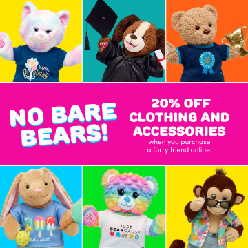 20% OFF Clothing & Accessories With Furry Friend Purchase