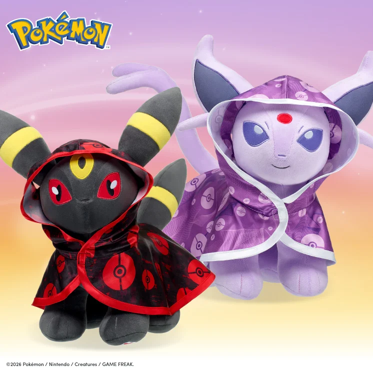 Pok&eacute;mon Umbreon and Espeon