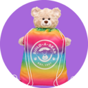 Bear in A Rainbow Carrier