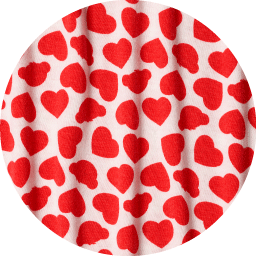 Red Hearts Pattern