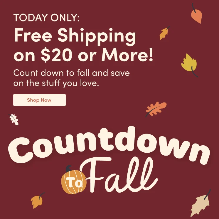 Free Shipping on $20 or More