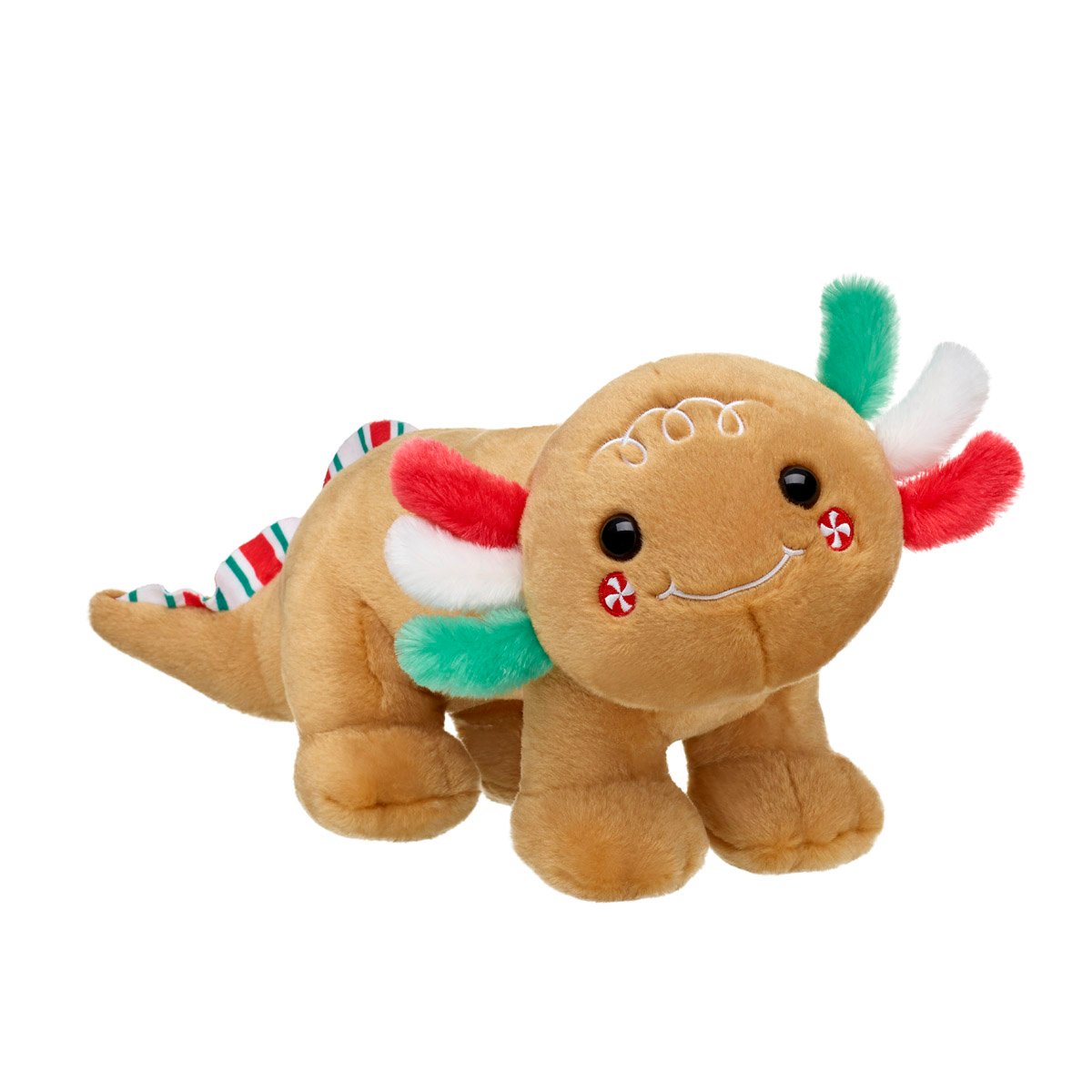 Gingerbread Axolotl Stuffed Animal