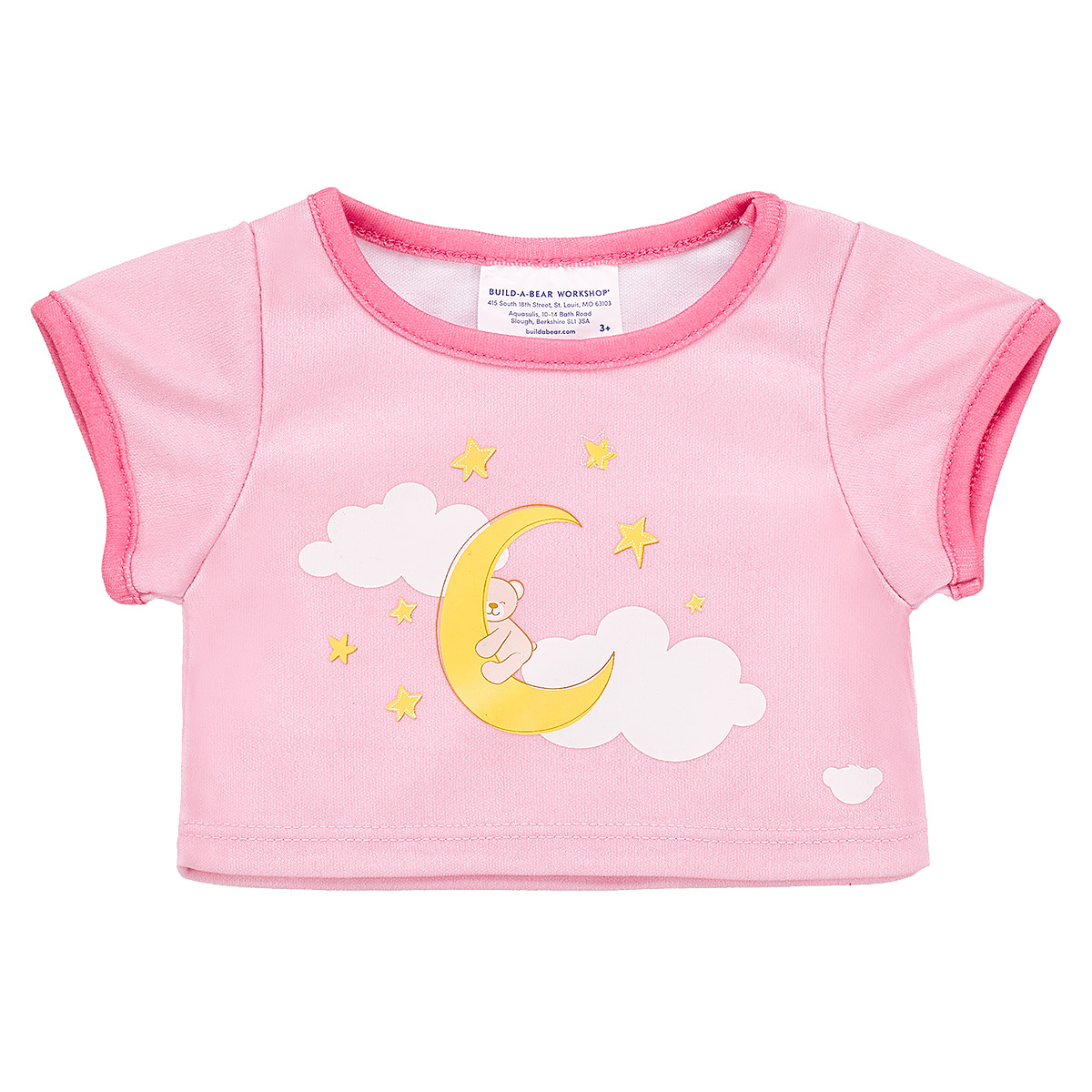 Build-A-Bear Baby Moon T-Shirt in Pink | Infant