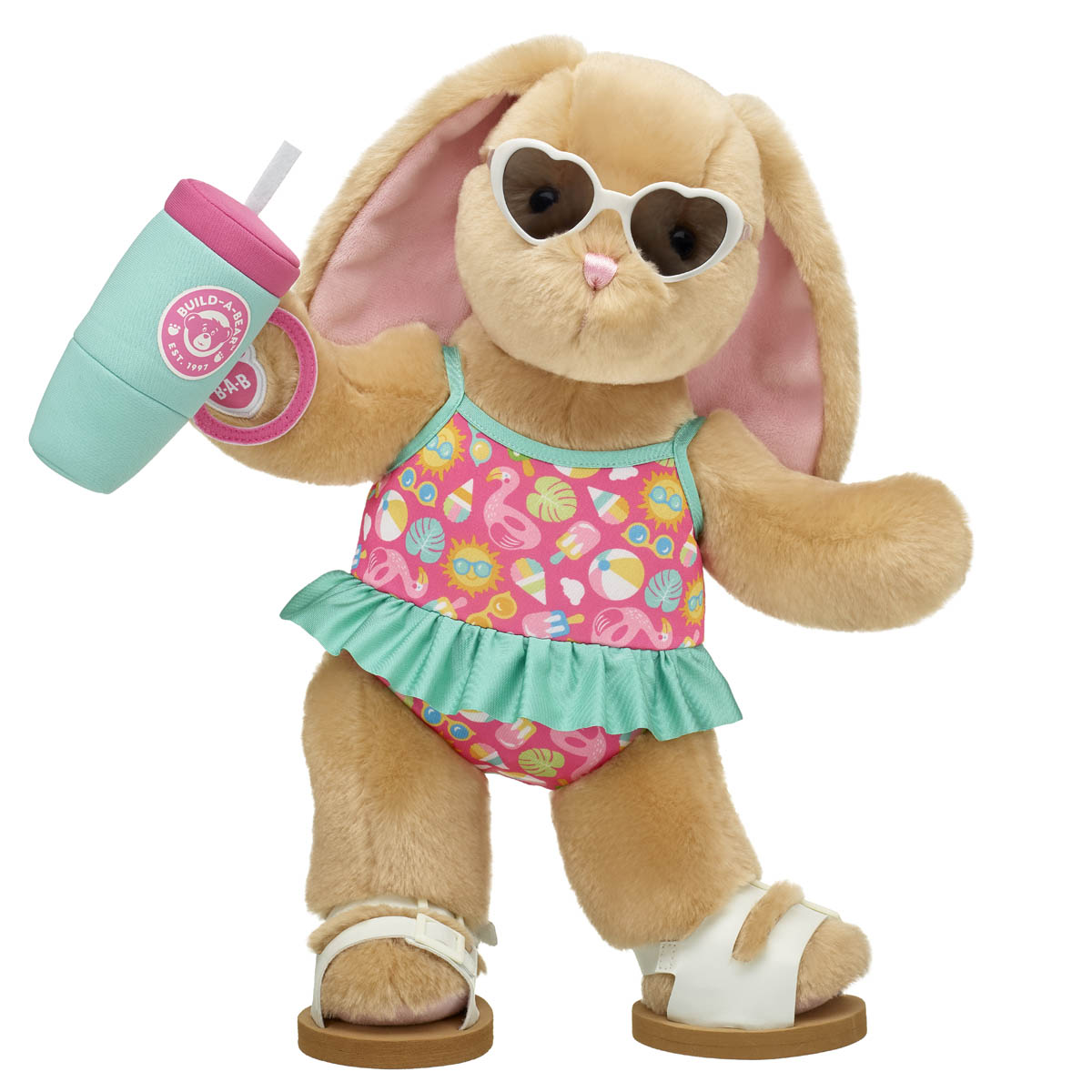 Pawlette™ Bunny Plush Pool Party Gift Set | Build-A-Bear®