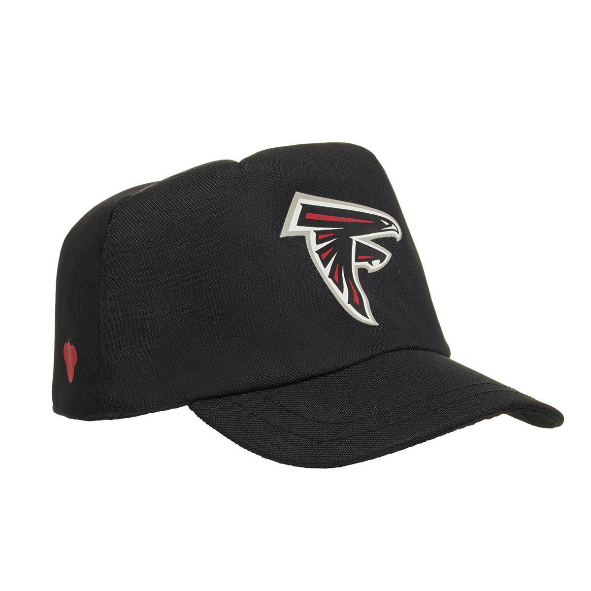 Crochet Atlanta Falcons Furry Hat Atlanta falcons themed crochet set main image 3