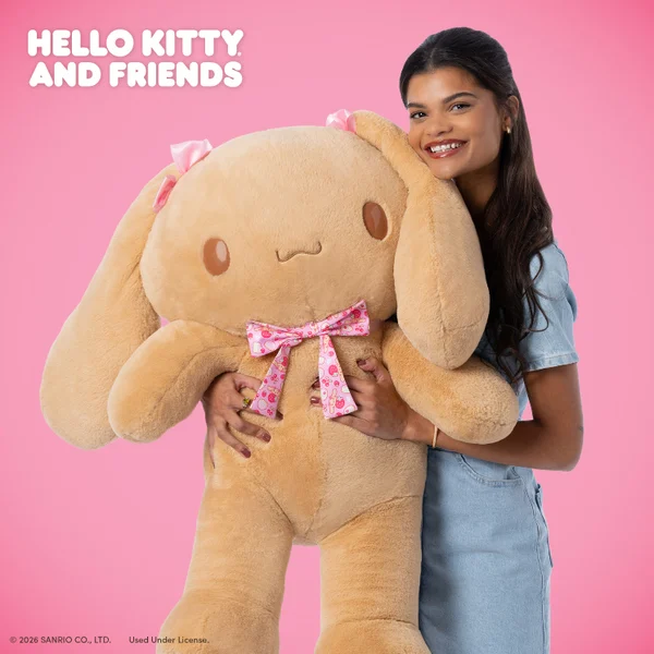 Sanrio&reg; Hello Kitty&reg; and Friends Giant Mocha Plush with Gifting Bow