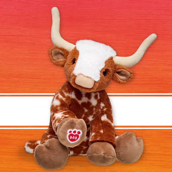 Build A Bear Longhorn Cow