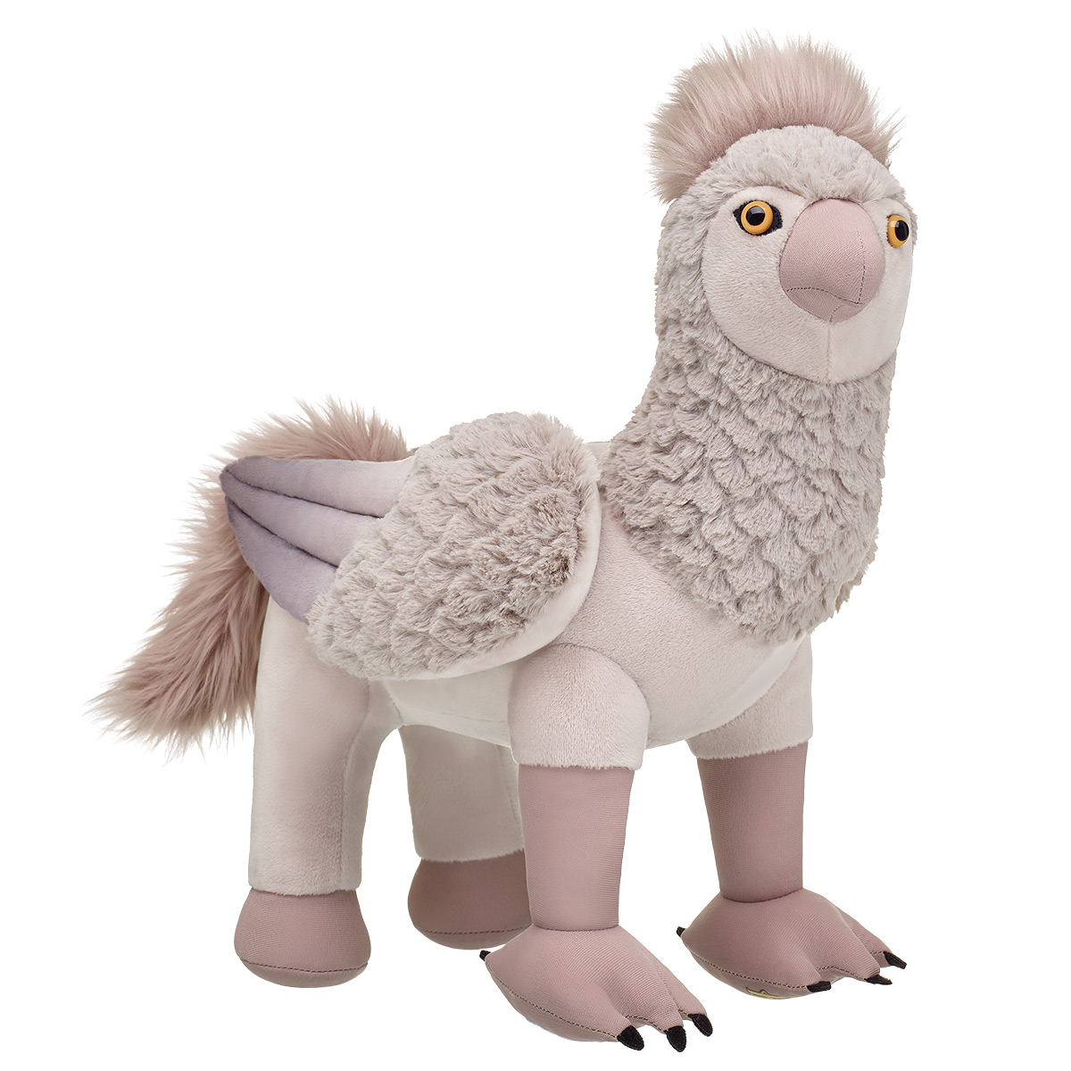 Build-A-Bear Harry Potter Buckbeak Plush Stuffed Toys in Dark Metallic Grey