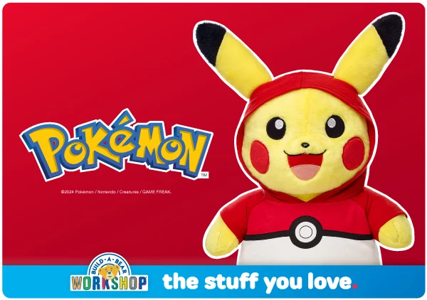 build a bear pokemon promo cards Set of four (Pikachu, Vulpix, Jigglypuff and Charmander) stamped Build   The Monster Company