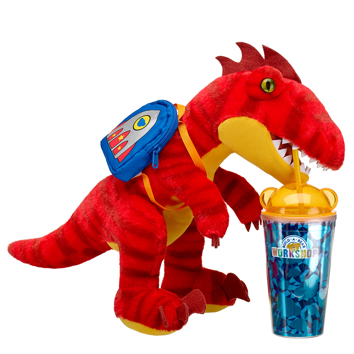 PELUCHE DINOSAURIO ROJO BUILD-A-BEAR