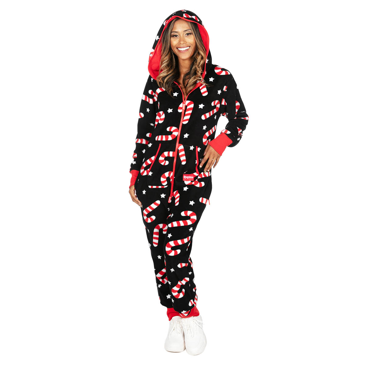 Online Exclusive Tipsy Elves Candy Cane Lane Jumpsuit