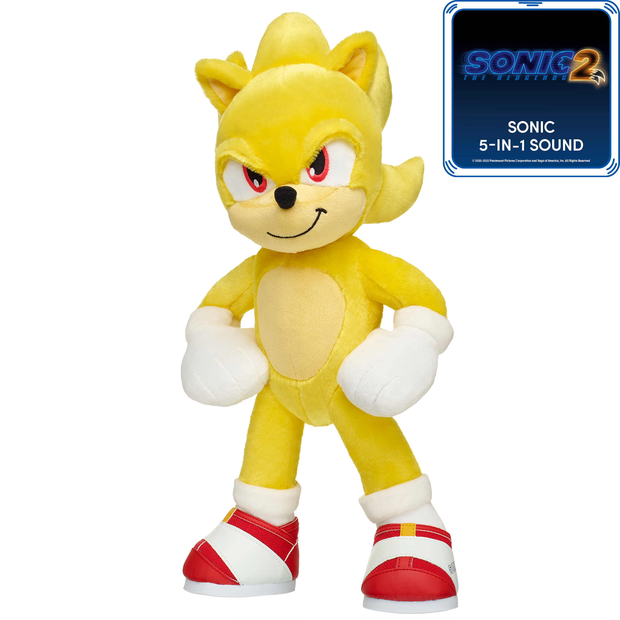 Sonic The Hedgehog Super Sonic Plush [2020 Version] 