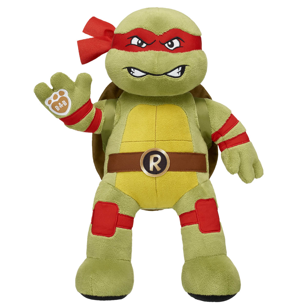 Peluche Teenage Mutant Ninja Turtles - Raphael 16,5 Cm - Morbido E Dettagliato - Giocattolo Ufficiale