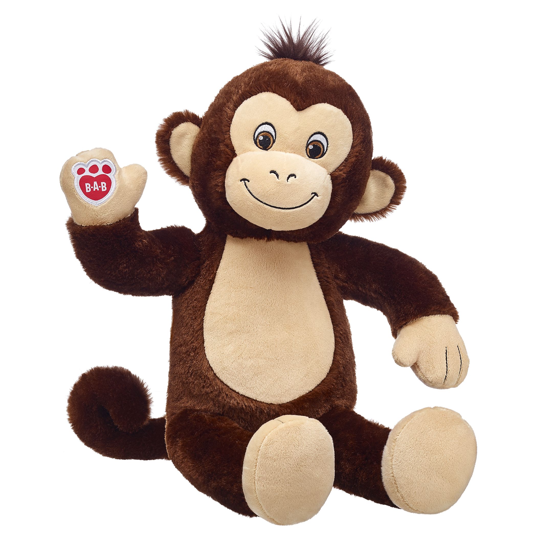 Smiley Monkey Stuffed Animal