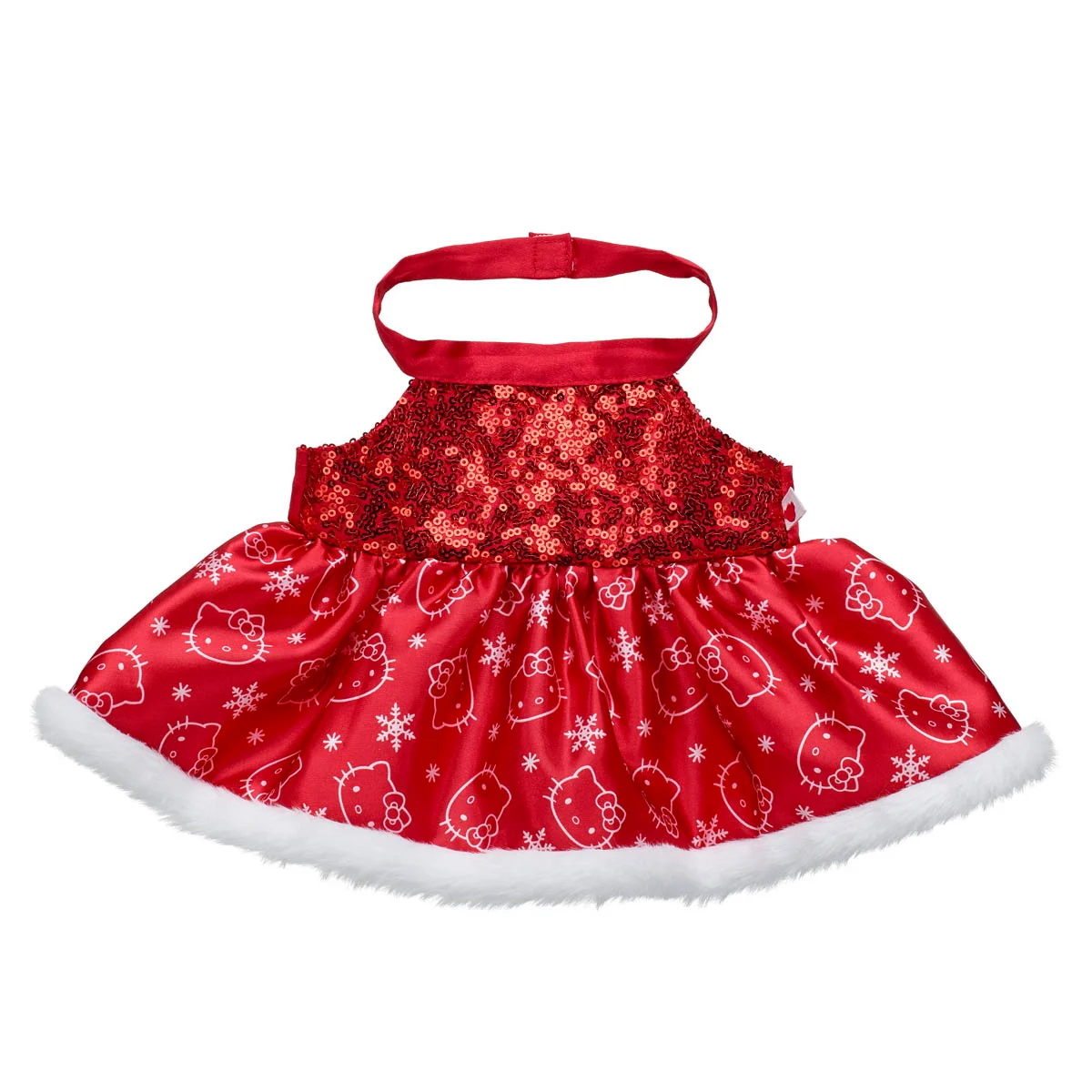 Hello Kitty® Red Holiday Dress for Plush Toys | Build-A-Bear® Hello Kitty® Red Holiday Dress for Plush Toys | Build-A-Bear®