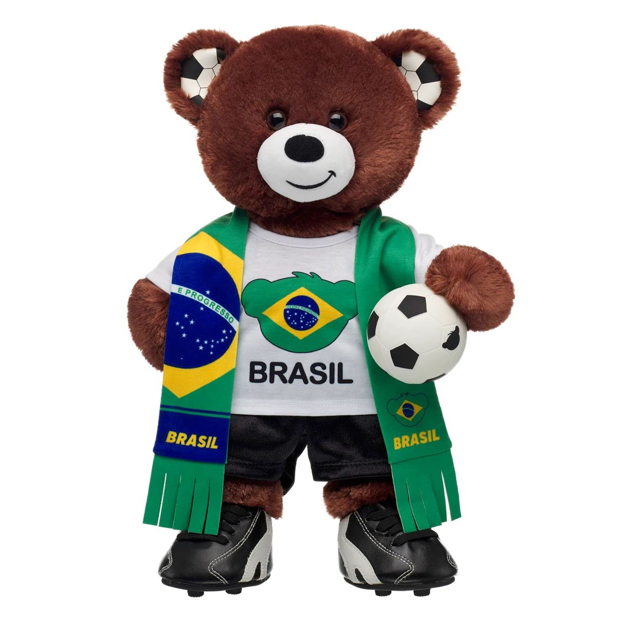 Let's Goal Bear Brasil Gift Set | Build-A-Bear