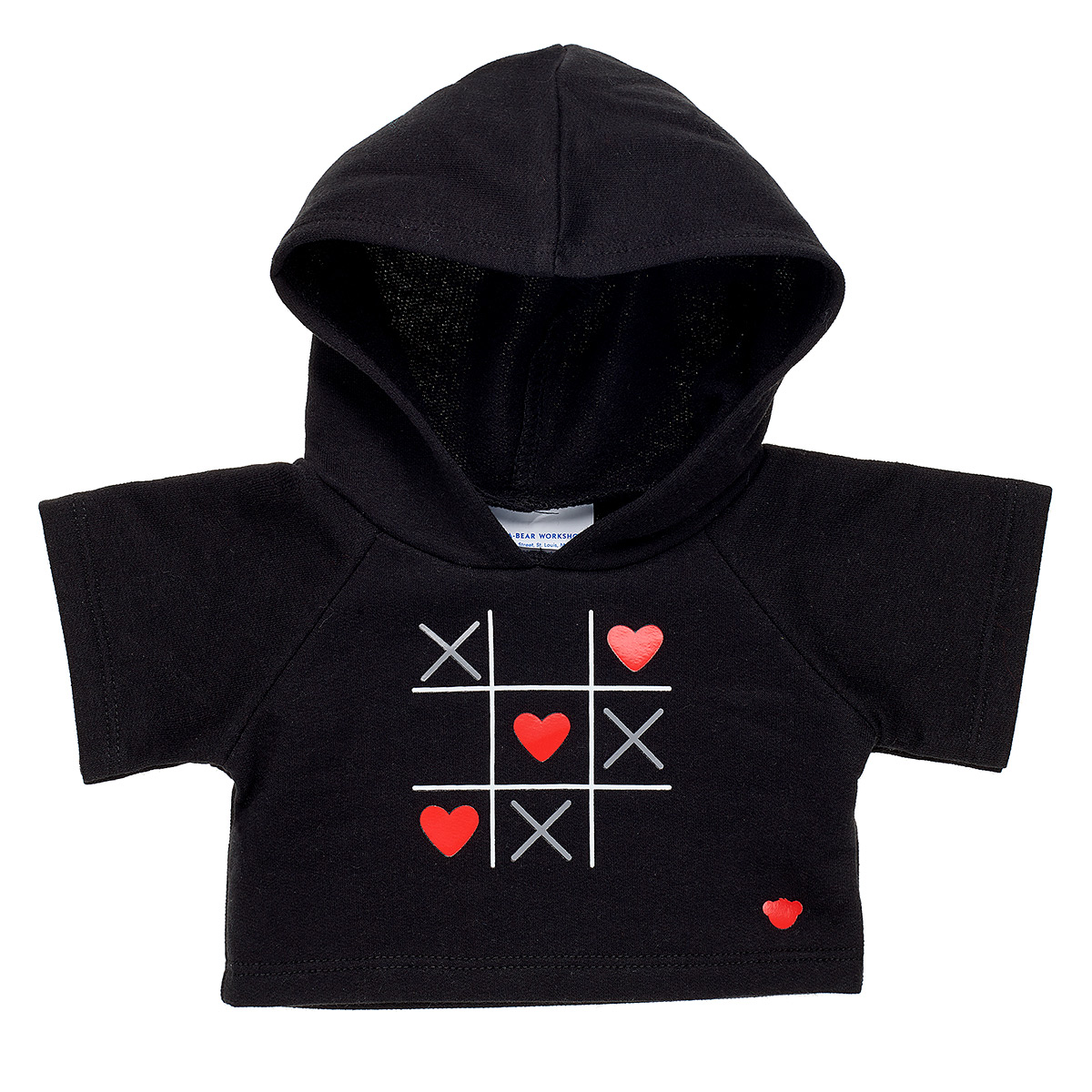 Tic-Tac-Toe Stuffed Animal Hoodie Build-A-Bear®