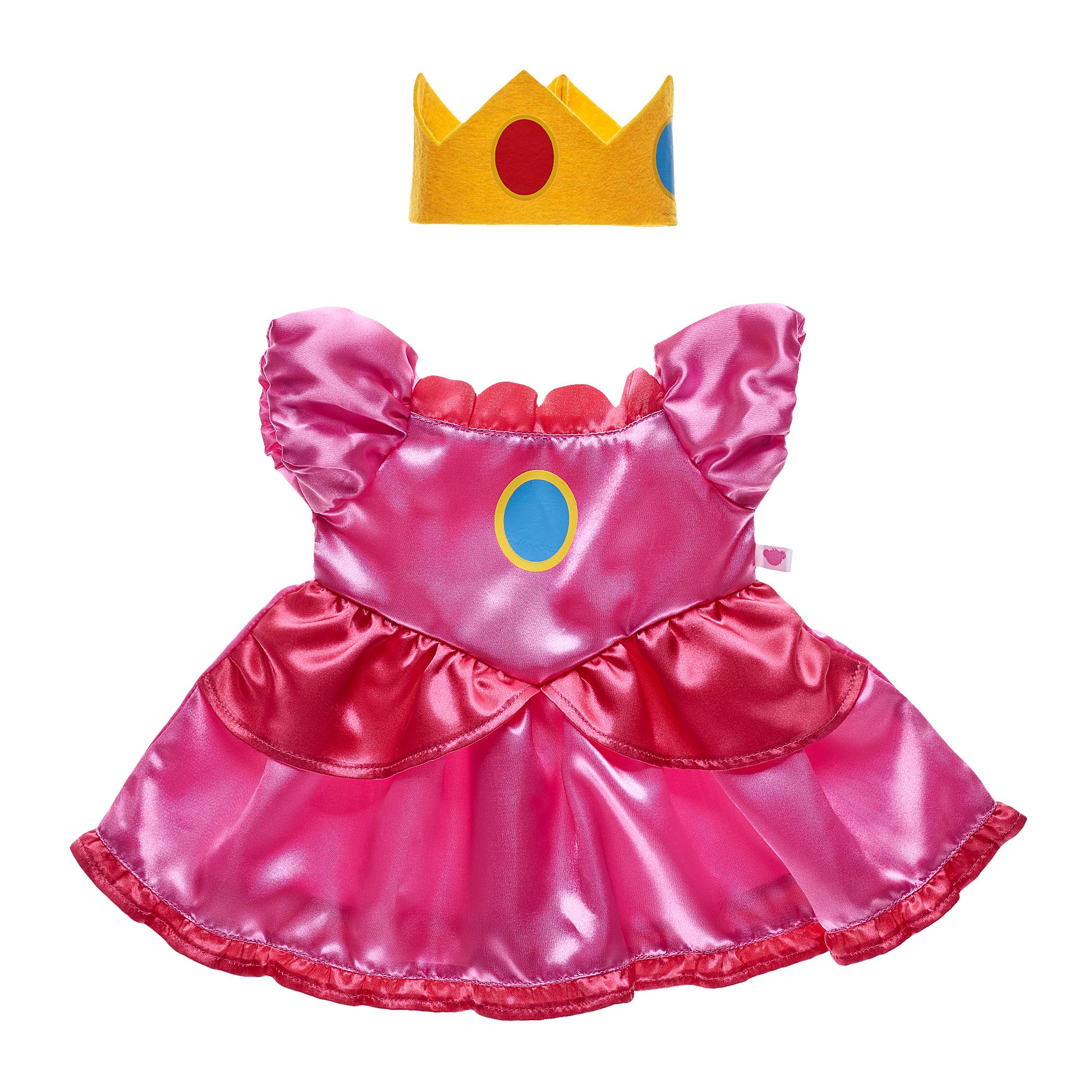 build a bear princess peach dress The Princess Peach Build-a-Bear dress is back! #princesspeach #buildabear #thesupermariogalaxymovie #supermario #nintendo