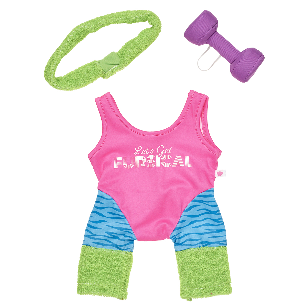 80s Exercise Outfit for Stuffed Animals Build-A-Bear®