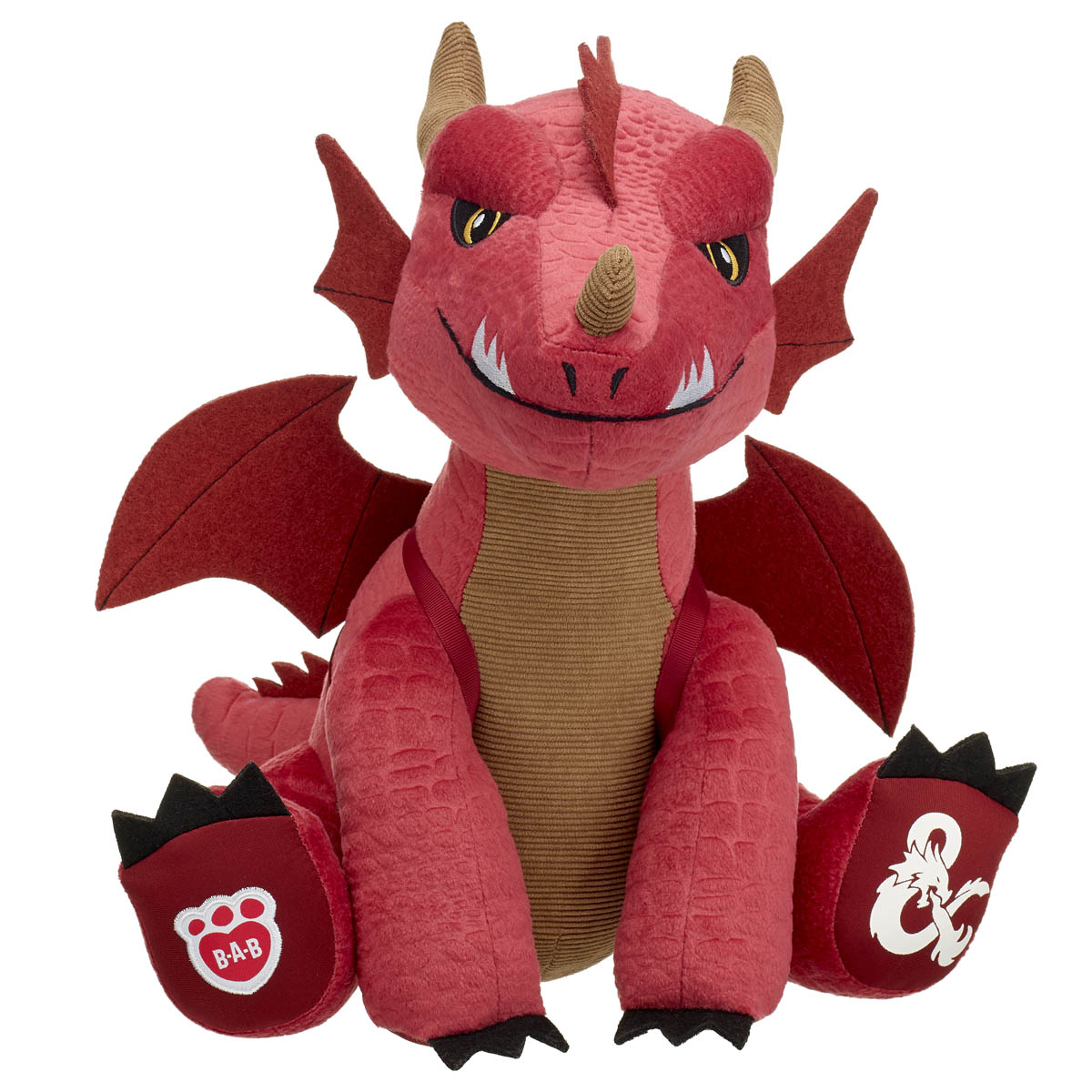 Red Dragon Plush (Small), from the Here Be Monsters Collection by Toy Vault