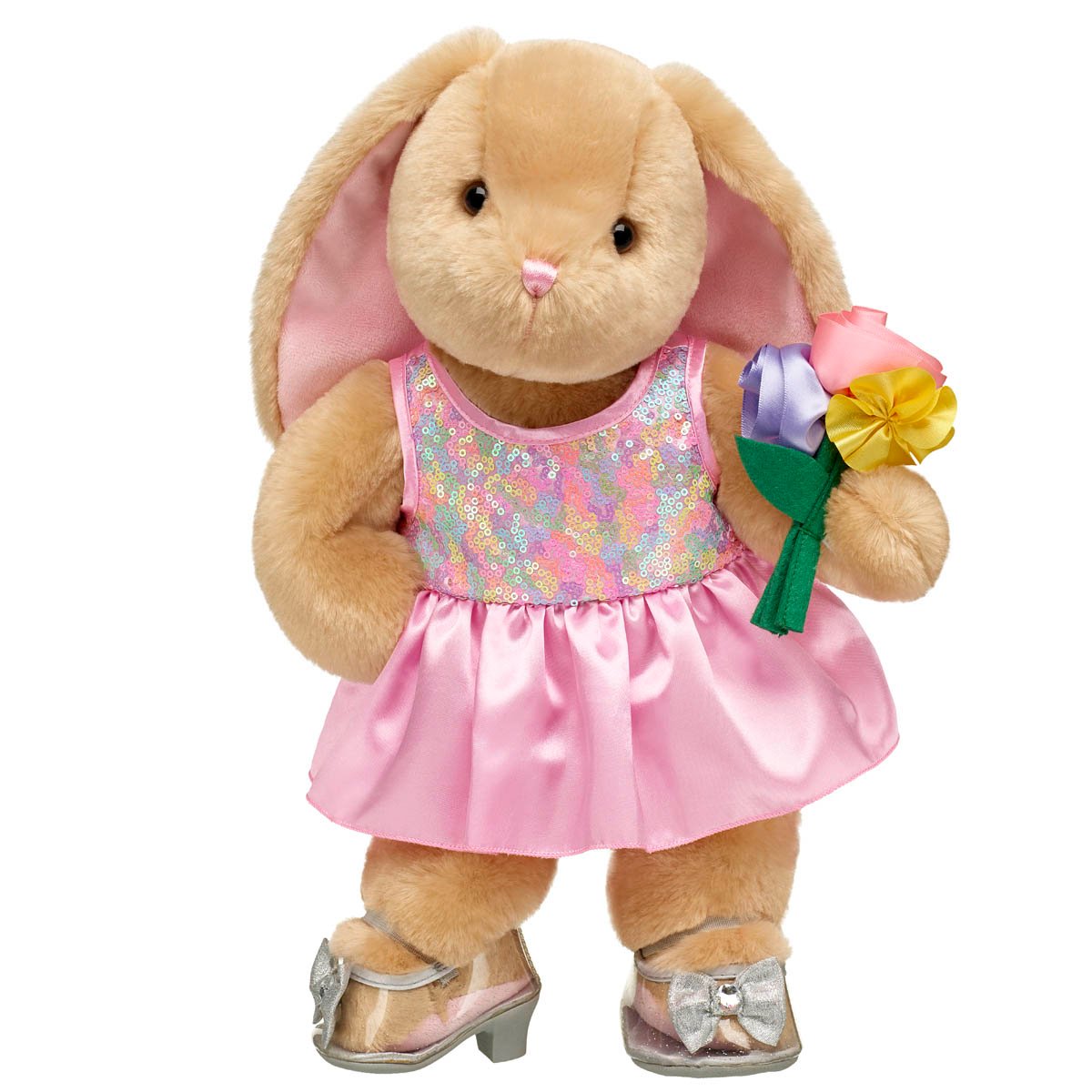 Pawlette™ Bunny Plush Sequin Dress & Bouquet Set | Build-A-Bear®