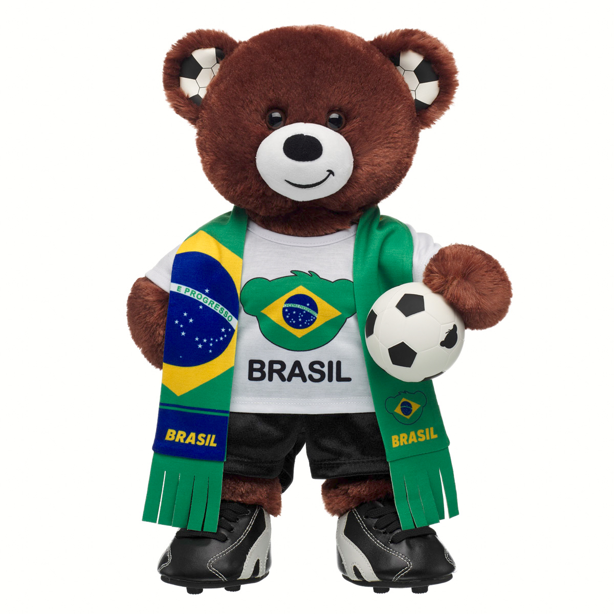 Let's Goal Bear Brasil Gift Set | Build-A-Bear