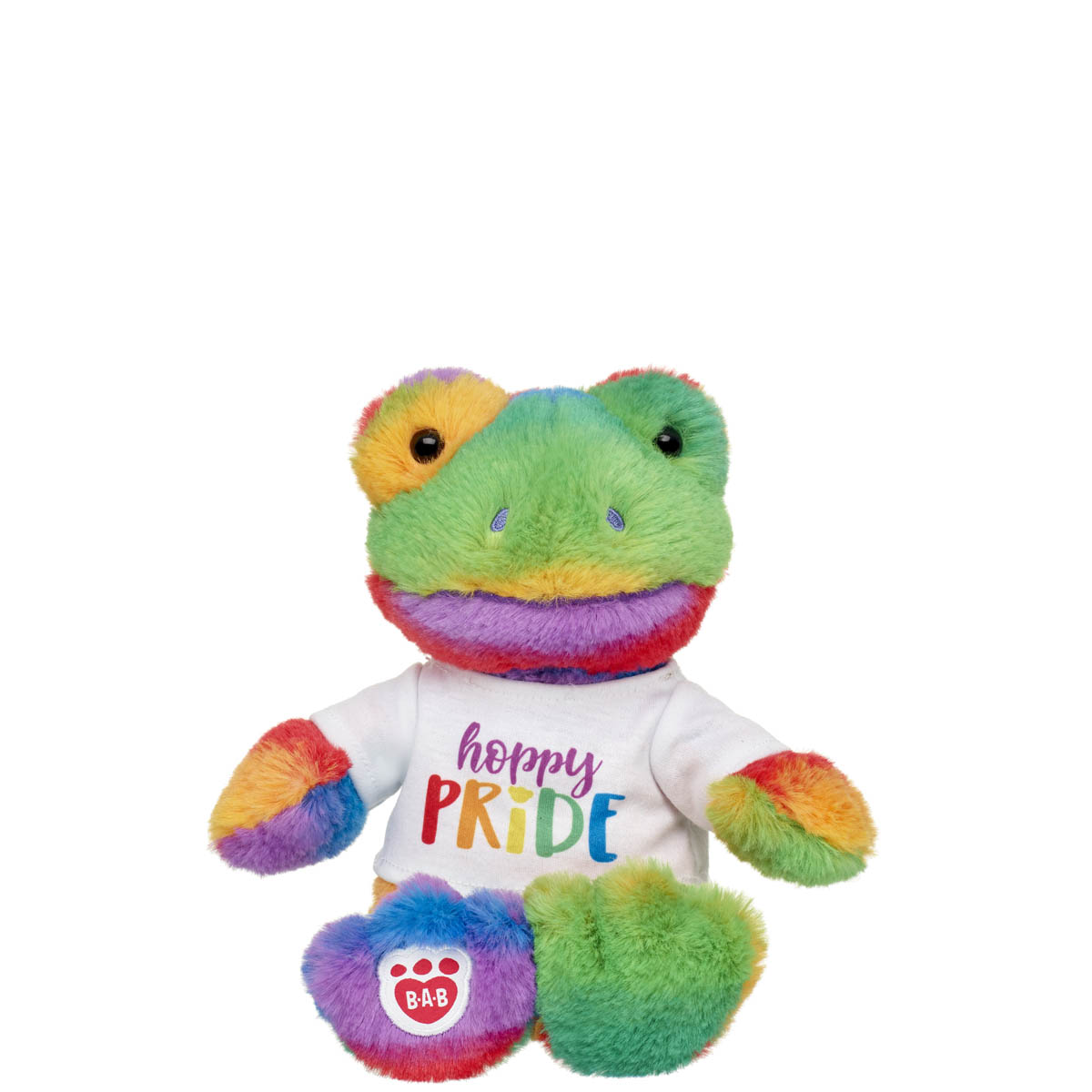 Build-A-Bear Buddies™ Rainbow Frog Stuffed Animal Hoppy Pride Gift Set