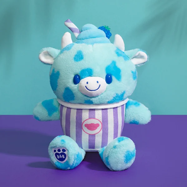 Blue Raspberry Cow Slushie Plushie