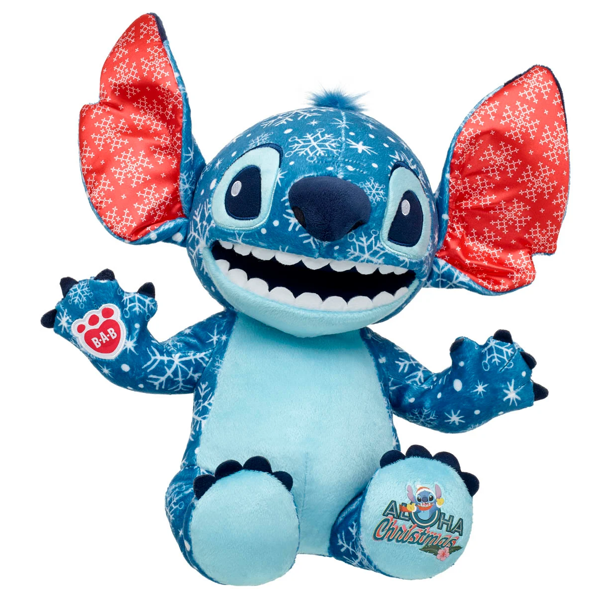 Stitch Plush Santa Hat