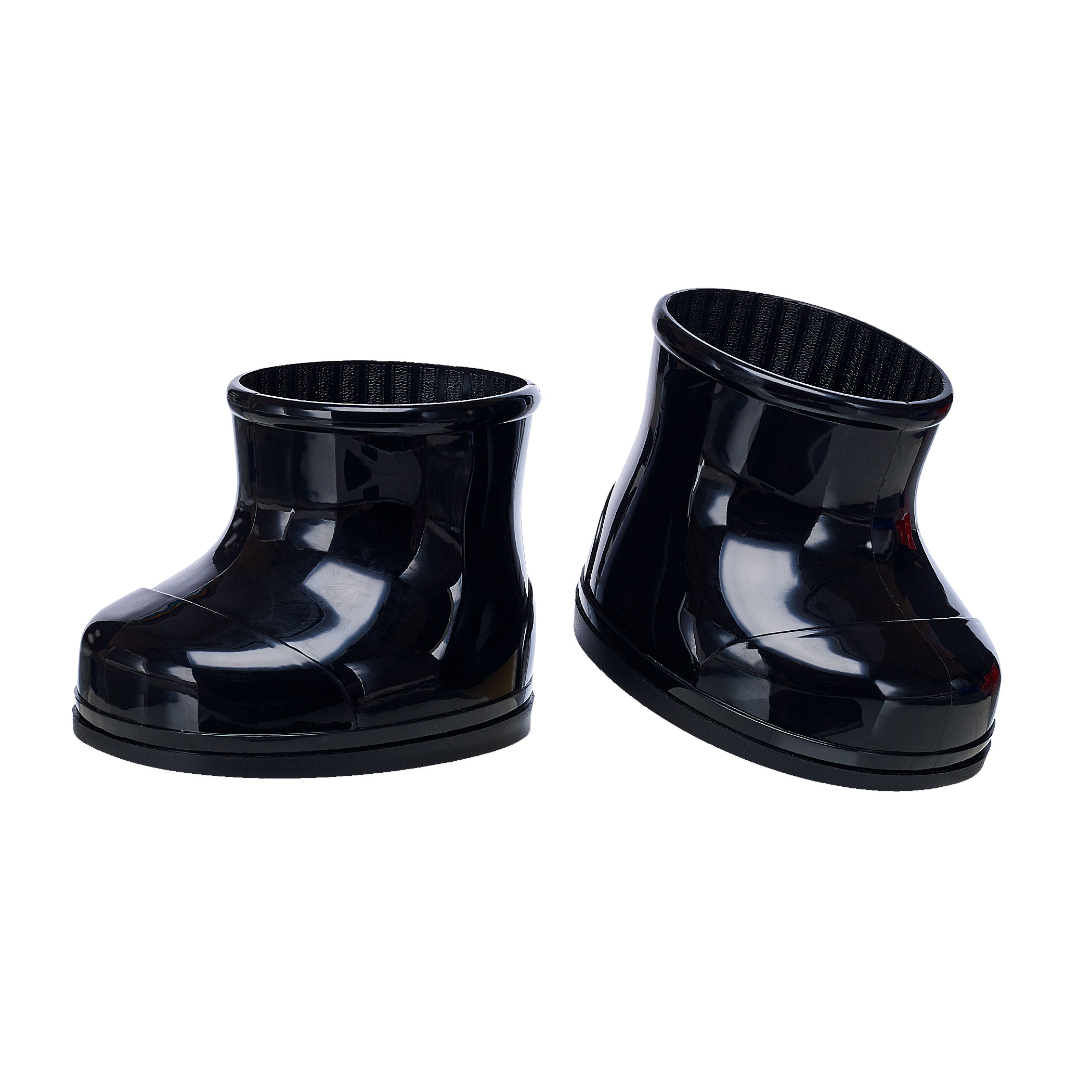 Black Rubber Boots for Stuffed Animals